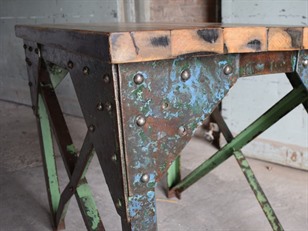 Industrial Steel Work Table