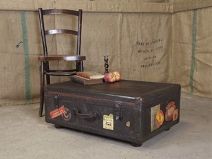 Vintage Steamer Trunk - Coffee Table