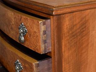 Burr Walnut Chest of Drawers