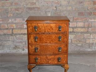 Burr Walnut Chest of Drawers