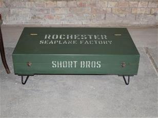 Upcycled Vintage Tool Box Coffee Table