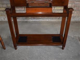 Arts & Crafts Walnut Hallstand