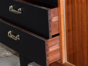 G Plan Librenza Tola & Black Sideboard