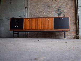 G Plan Librenza Tola & Black Sideboard