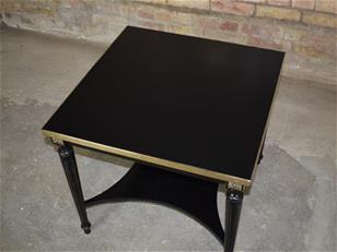 French Ebonised Side Table 