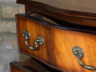 Georgian Style Serpentine Chest of Drawers