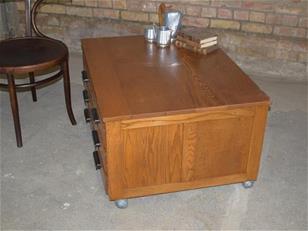 Oak Plan Chest Coffee Table