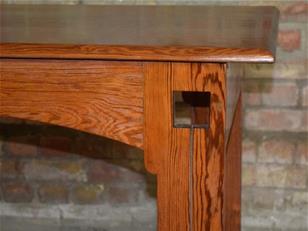 Antique Pine Console Table