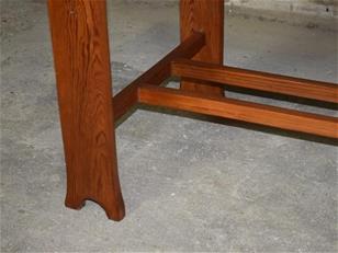 Antique Pine Console Table