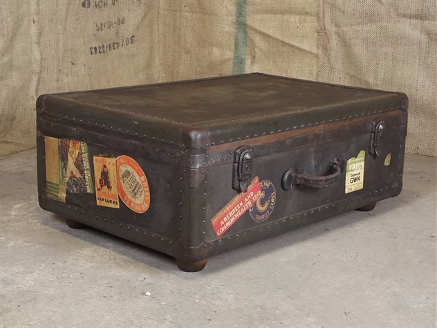 Vintage Steamer Trunk - Coffee Table