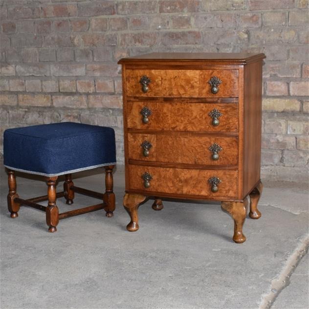 Burr Walnut Chest of Drawers