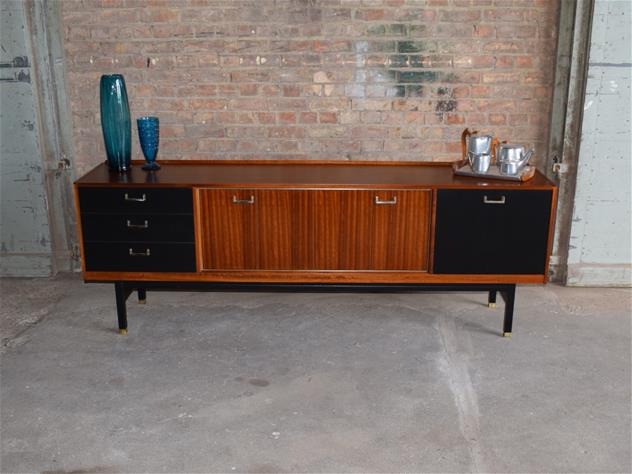 G Plan Librenza Tola & Black Sideboard