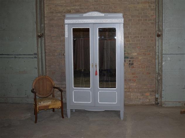 French  Provincial Painted Pine Armoire ZX2338